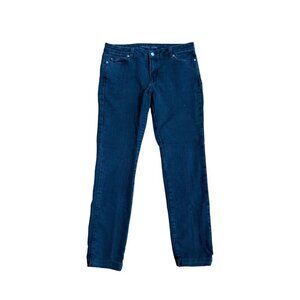 Michael Kors Womens Size 8 Dark Blue Denim Jeans Casual Stretch Fit